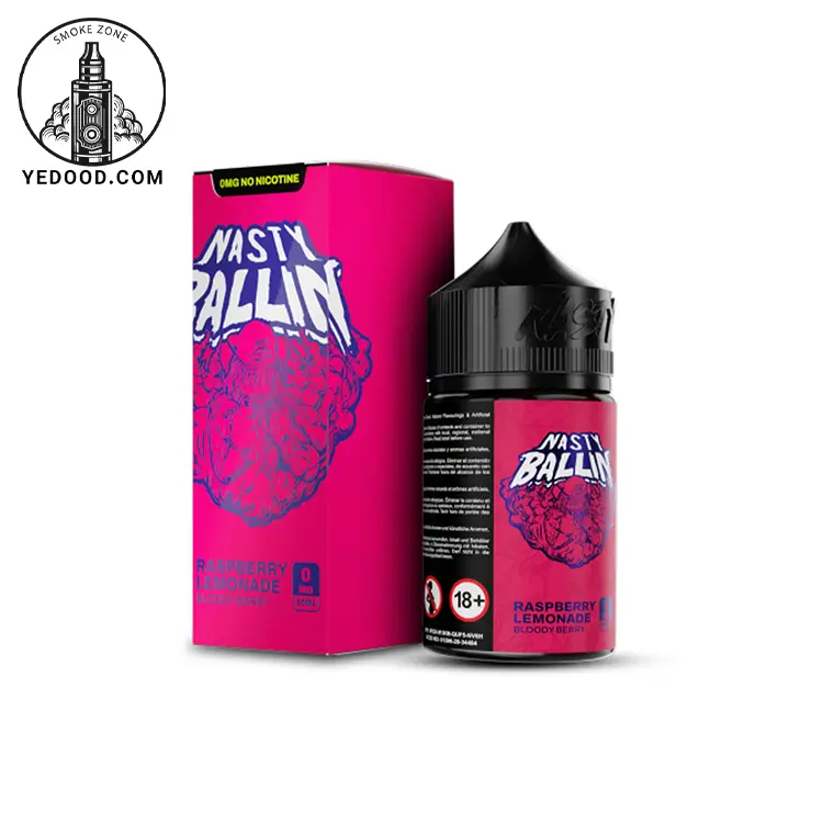 خرید جویس تمشک لیموناد نستی _ NASTY Raspberry Lemonade Juice