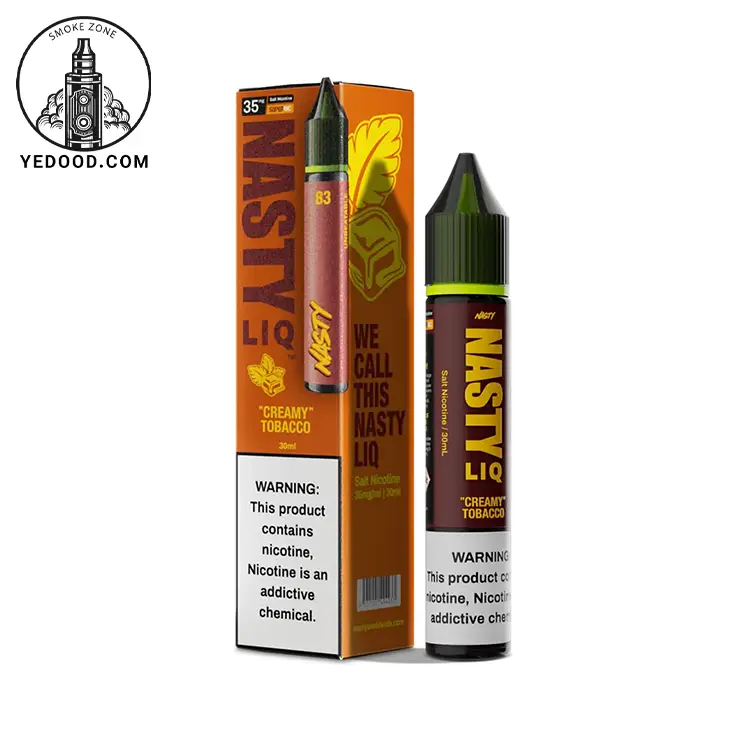 خرید جویس تنباکو خامه نستی _ NASTY Creamy Tobacco Juice