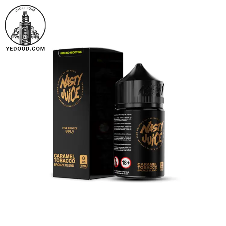 خرید جویس تنباکو کارامل نستی _ NASTY Bronze Blend Juice