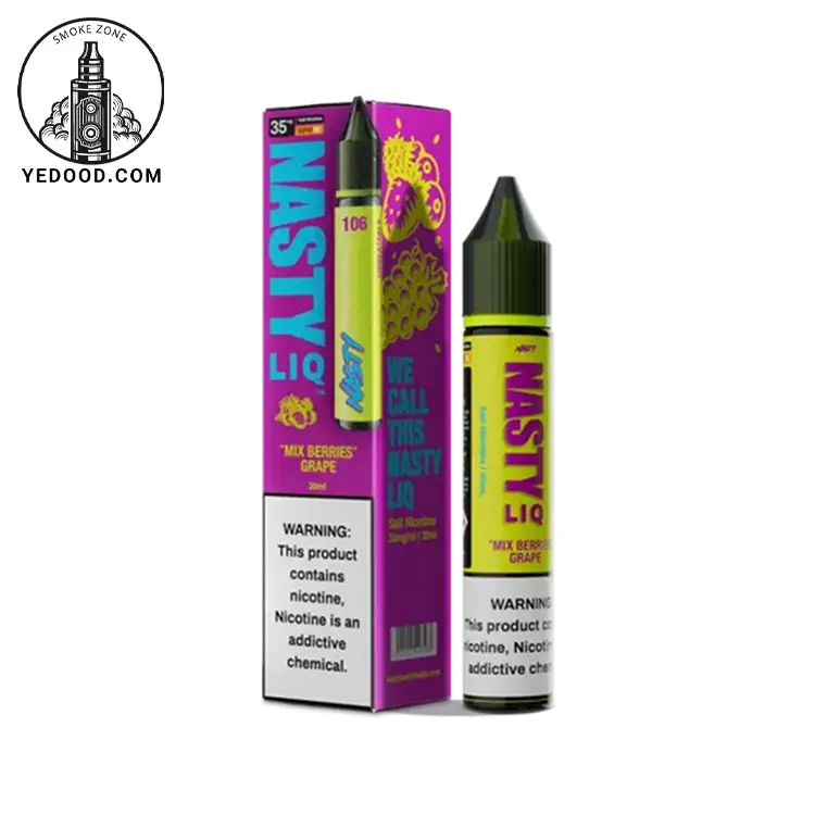 خرید جویس میکس انگور توت فرنگی نستی _ NASTY Mix Berries Grape Juice