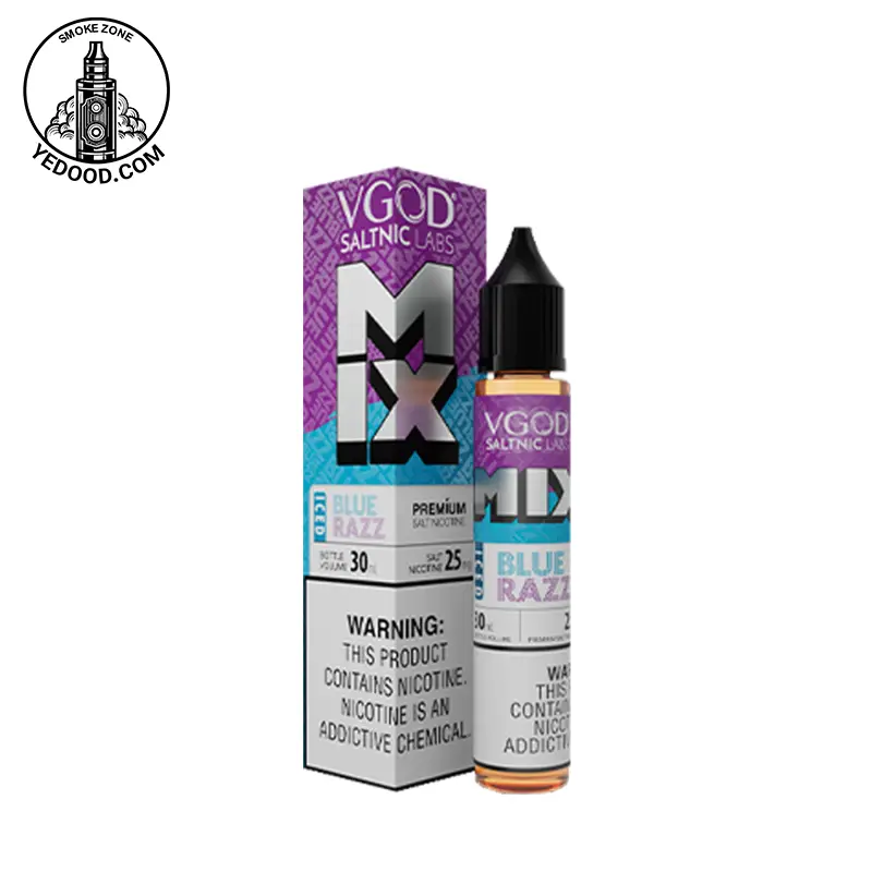 سالت بلوبری تمشک یخ ویگاد – VGOD BLUE RAZZ ICED SALT