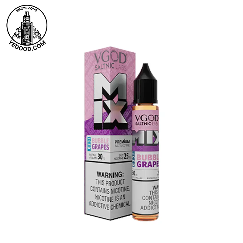 سالت آدامس بادکنکی انگور یخ ویگاد – VGOD BUBBLE GRAPE ICED SALT