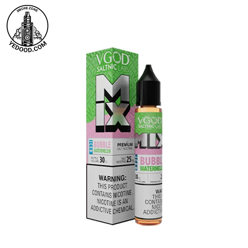 سالت آدامس بادکنکی هندوانه یخ ویگاد – VGOD BUBBLE WATERMELON ICED SALT