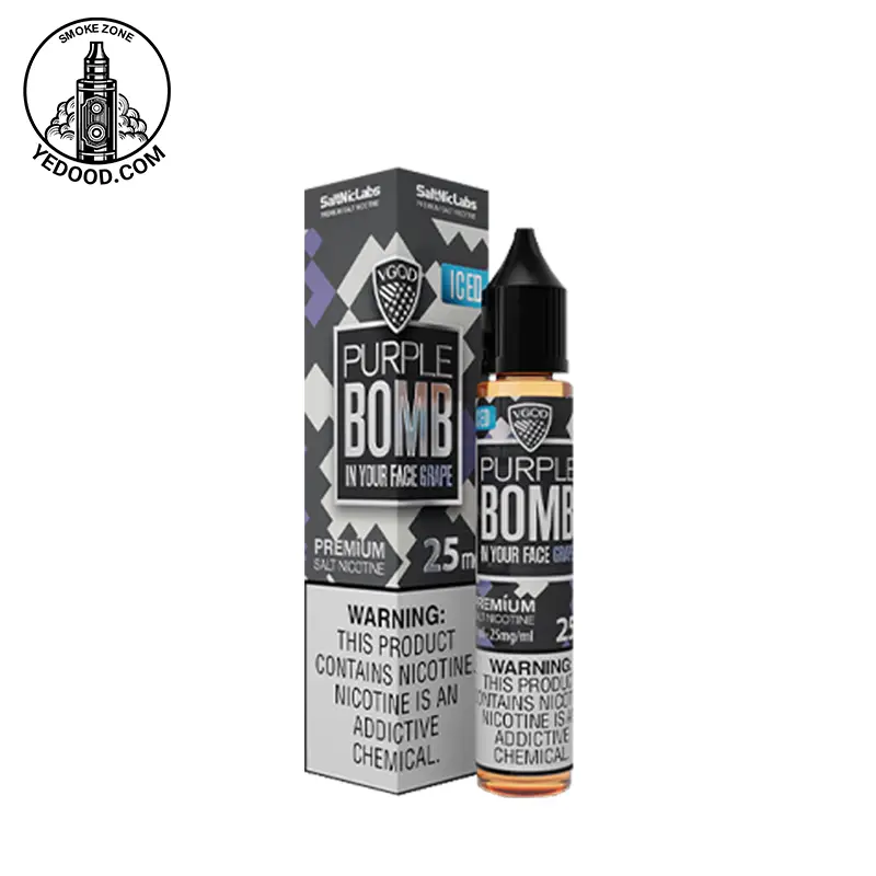 سالت بمب پرپل یخ ویگاد – VGOD PURPLE BOMB ICED SALT