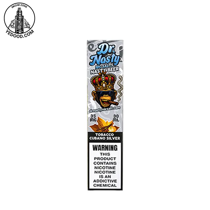 سالت تنباکو کوبانو سیلور دکتر نستی – DR NASTY TOBACCO CUBANO SILVER SALT